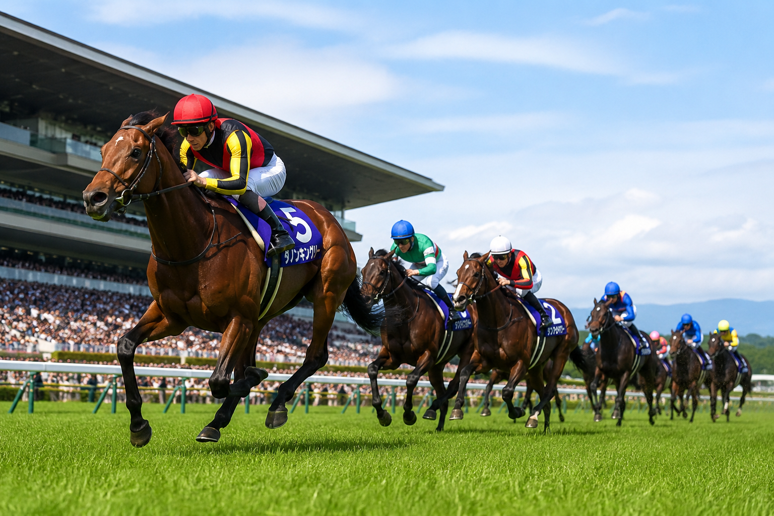 東京競馬場への遠征をイメージした画像